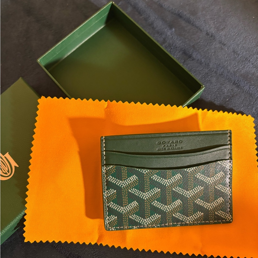 Goyard Green Card Holder